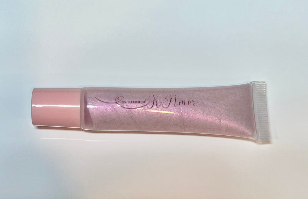 Iridescent Pink Lip gloss (squeeze tube)